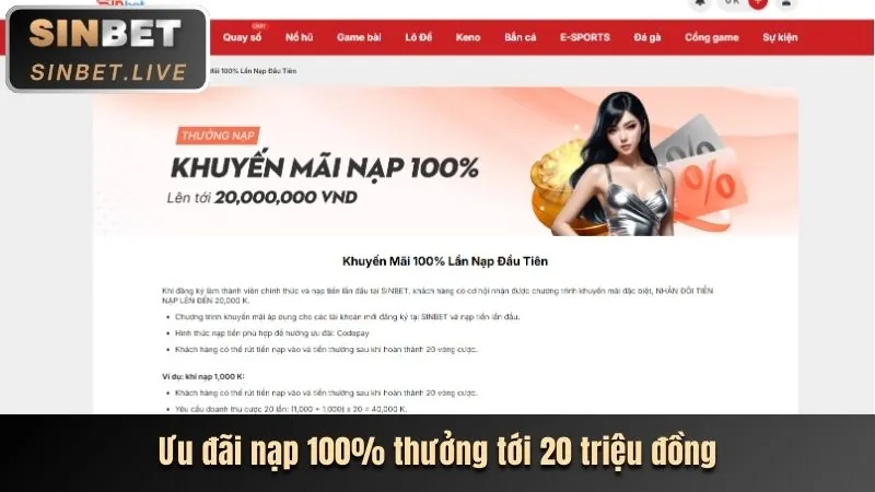 Ưu đãi chào mừng hiwin